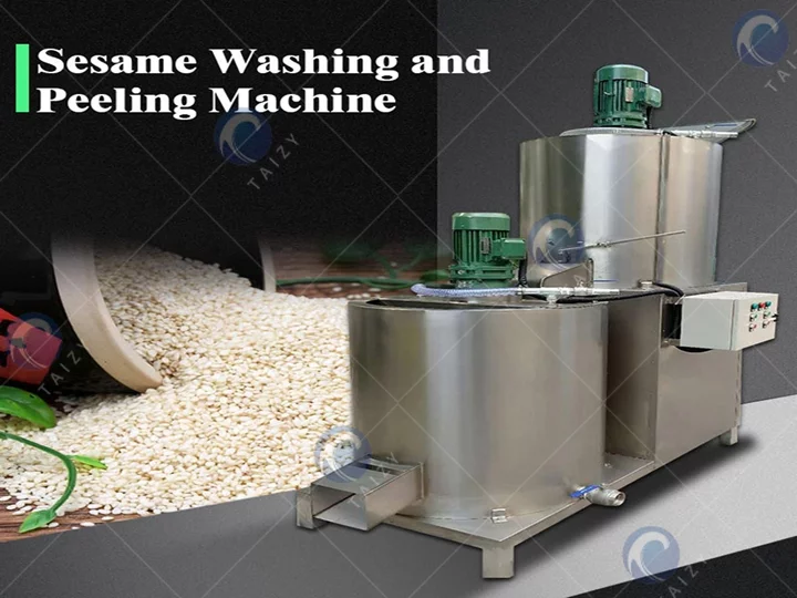 MAQUINA AUTOMÁTICA DE PELADO Y DESCASCARADO DE SEMILLAS DE SÉSAMO