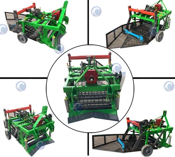 Structure de la récolteuse d'arachides portable