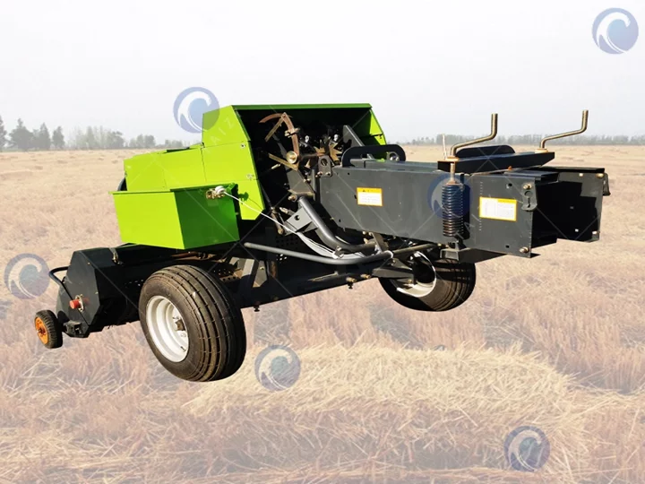 square straw strapping baler machine