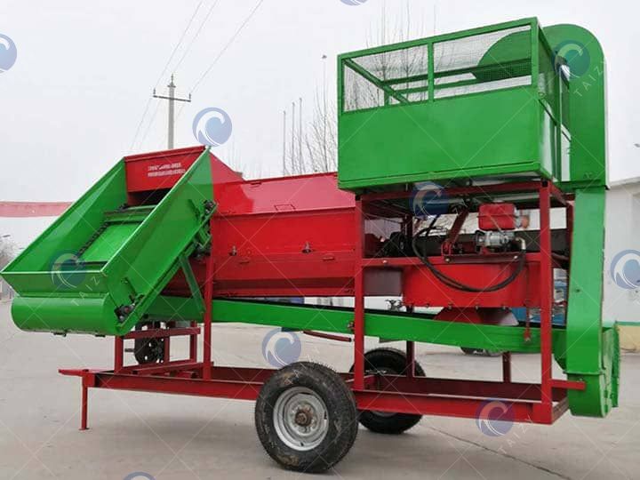 peanut picking machine with collector