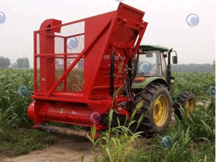 Máquina trituradora de paja de maíz y máquina de reciclaje.