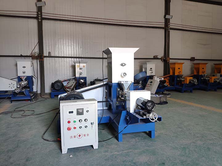 Four sets of fish feed extruder machines sold to Peru