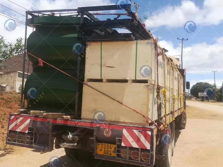 Rice and wheat threshing machine sold to Burkina Faso