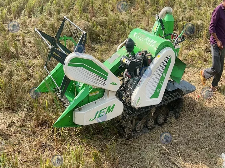 high capacity rice combine harvester