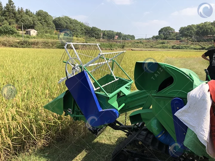 machine de récolte de blé