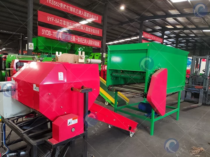 exported silage baling machine