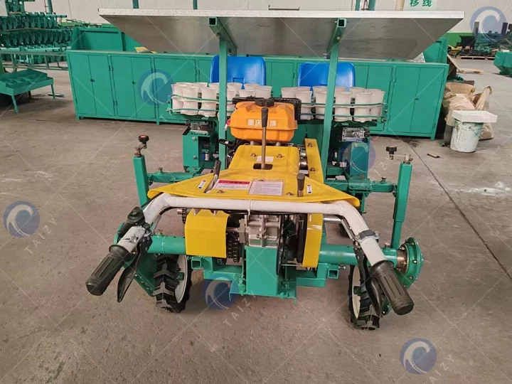 Máquina trasplantadora de hortalizas exportada a Argelia