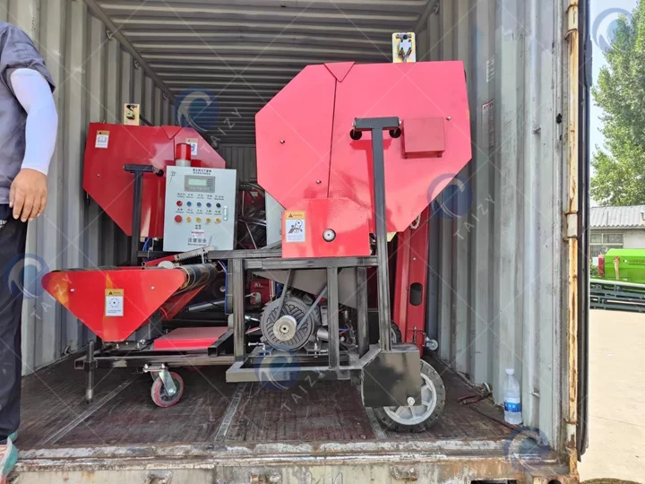 Silage baling and wrapping machine exported to Thailand