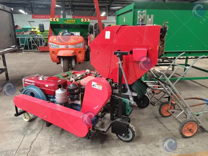 silage baling machine