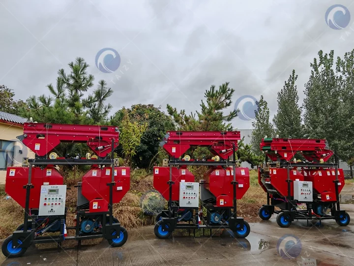 Straw baler and wrapper machine