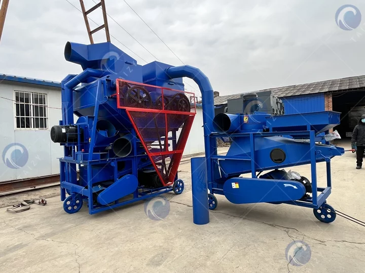 automatic groundnut shelling machine